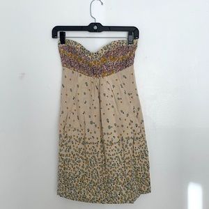 Urban Outfitters - Kimchi Blue - Tan Floral Dress